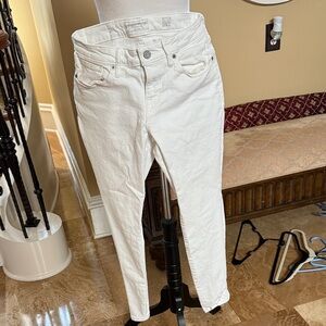 Lucky Brand Women's Ivory Skinny Jeans